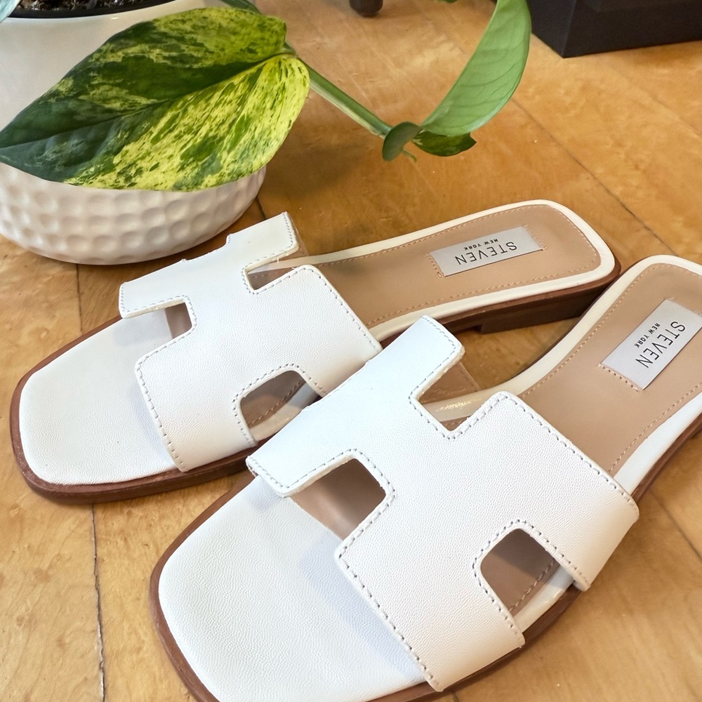 Steven By Steve Madden HADYN White Leather